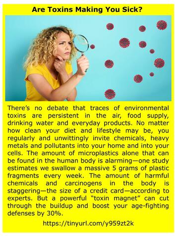 Toxins Making You Sick